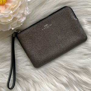 Coach Silver Wristlet